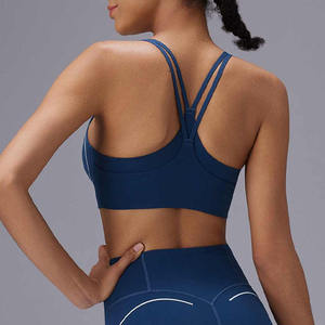 Soutien-gorge de sport personnalisé à soutien élevé Haut de yoga pour femme Ensemble de vêtements de sport pour la salle de sport - Product Image 5