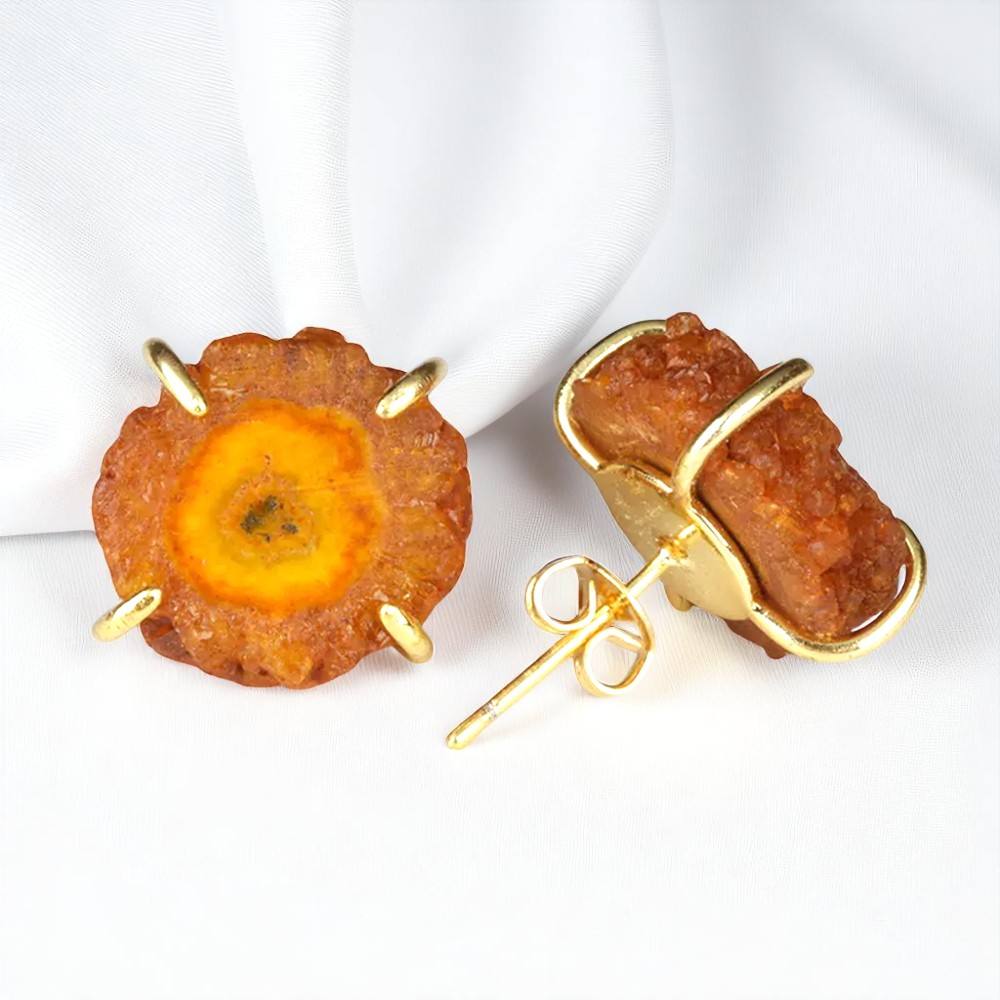 แร่ควอตซ์แสงอาทิตย์สีส้ม