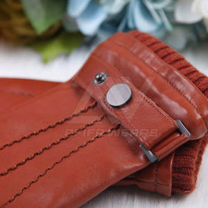 Gants tendance en cuir sur mesure pour hommes du Pakistan de haute qualité toutes tailles disponibles pour l'hiver Style uni pour une scène décontractée - Product Image 5