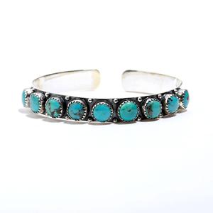 Pierre Turquoise AAA Dos Plat - Rond - 5 Mm à 15 Mm - Vert Cuivre - Naturelle - Fait Main