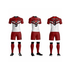 Ensemble d'uniformes de football/football personnalisables en Offre Spéciale Vêtements grande taille respirants à manches courtes - Product Image 1