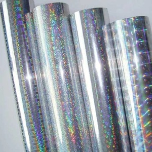 Película de PET Metalizada Holográfica de Aluminio al por Mayor, Material para Globos Inflables, Rollo de Película para Manualidades - Product Image 1