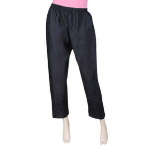 Pantalón Tejido para Mujer - Negro - Product Image 2