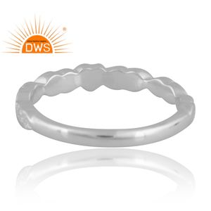Anillo de banda de plata 925 de diseño vintage para mujer, joyería personalizada para mujer, regalo para ella - Product Image 2