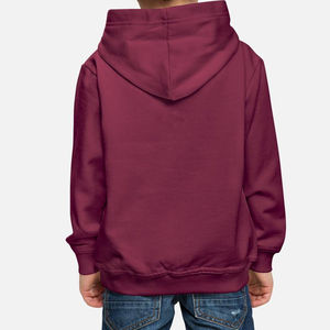Sudadera con capucha de otoño e invierno para bebés, niños y niñas, sudadera informal de algodón 100%, ropa de abrigo con capucha con Color sólido, ropa para niños - Product Image 2