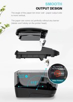 Impresora Térmica NORGEE N310 USB Wifi 2 en 1 con Compartimento para Papel Grande de 90 mm, Impresora de Etiquetas Térmicas de 3 Pulgadas, Impresora de Recibos, Impresora POS