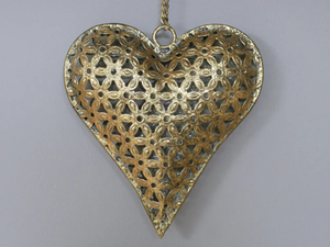 Colgante de árbol de Navidad de diseño elegante, colgante de corazón decorativo de Navidad, accesorios de Navidad para decoración del hogar - Product Image 6