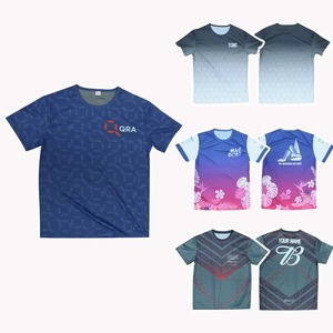 เสื้อยืดผู้ใหญ่แบบยูนิเซ็กซ์ น้ำหนักเบา ระบายอากาศได้ดี แห้งเร็ว ยืดได้สี่ทิศทาง ทนทาน ผลิตจากผ้าสแปนเด็กซ์/โพลีเอสเตอร์ พิมพ์ลายแบบสปอร์ต - Product Image 6