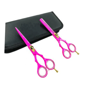 Custom Hairdressing <b>Scissors</b> Set Salon <b>Hair</b> Cutting and <b>Thinning</b> <b>Scissor</b> with Stainless Steel Handles for Beauty Professionals - Product Image 3