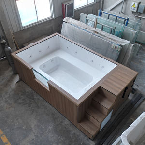 Vente en gros d'usine bon marché jardin familial personnalisé en fibre de verre <span class=keywords><strong>piscine</strong></span> en <span class=keywords><strong>bois</strong></span> mini fenêtre spa <span class=keywords><strong>piscine</strong></span> hors sol <span class=keywords><strong>piscine</strong></span> extérieure - Product Image 3