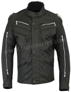 เสื้อแจ็กเก็ตสำหรับผู้ชายผู้หญิงเสื้อแจ็กเก็ตสำหรับแข่งรถผ้าคอร์ดูร่ากันลมไซส์ใหญ่พิเศษผลิตตามสั่ง - Product Image 6