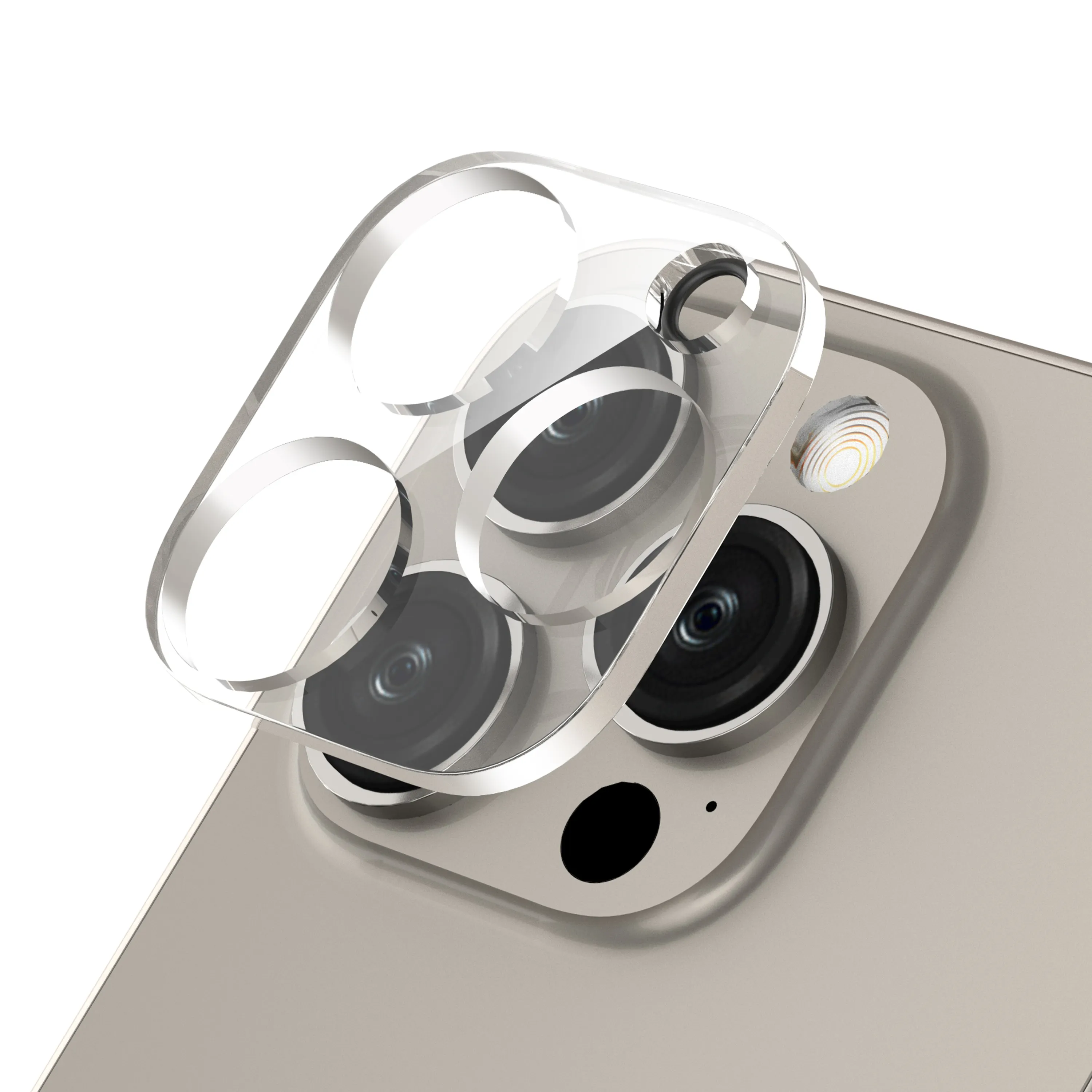IPhone 시리즈 15 Pro Max 카메라 렌즈용으로 설계된 전체 범위 보호기, 강화 유리 카메라 화면 보호기