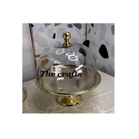 Soporte para Pastel de Aluminio Ecológico de la Mejor Calidad con Cubierta de Vidrio, Personalizable, Diseño Fantástico, Accesorios para Servir Pasteles
