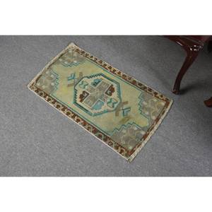 Alfombra Vintage Turca de Lana Ecológica, 150cm X 270cm, Estilo Tradicional, Pelo Medio, Diseño Rectangular con Parches, para Comedor - Product Image 4