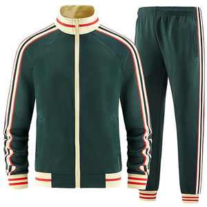 ชุดวอร์มกีฬาผู้ชายแบบเป็นมิตรกับสิ่งแวดล้อม ไซส์ใหญ่ พิมพ์ลาย ระบายอากาศได้ดี อุ่นสบาย มีกระเป๋าซิปด้านข้าง - Product Image 2