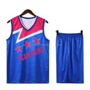 Tenues de basketball pour hommes, maillots et ensembles de survêtements universitaires, design haut de gamme, sublimation, personnalisables DIY pour équipes, grandes tailles - Product Image 3