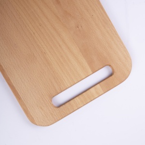 Sustainable Beech Wood Bread & Pastry Board - Minimalist Integrated Handle Server - Food-Safe Natural Finish Kitchenware - Product Image 1
