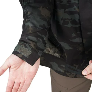 Men's Long Sleeve <b>Camouflage</b> Field Shirt Anti-UV Quick-Dry Wear-Resistant Multi-Pocket Design "DEFENSOR" - CAMO - Product Image 5