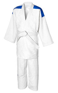 Conjuntos de traje de Karate de lona de sarga blanca para entrenamiento de competición de Karate WKF Color personalizado de alta calidad disponible Ligero transpirable - Product Image 6