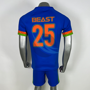 Ensembles de maillots de rugby de haute qualité, confortables et respirants, ensembles de maillots et shorts de rugby par sublimation 2026 avec logo personnalisé par SPOFIT - Product Image 3