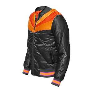 Chaqueta Satinada de Lujo con Brillo Solar, Bordado Personalizado, Tacto Suave y Liso, Estilo Retro, Bomber para un Look Casual Urbano - Product Image 2