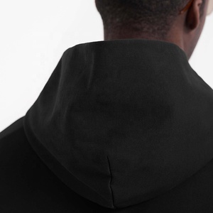 Wholesale oem high quality oversized blank <b>black</b> <b>hoodies</b> fleece heavyweight men's boxy custom <b>zip</b> <b>up</b> hoodie - Product Image 6