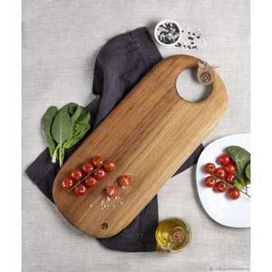 Planche à découper en bois pour la cuisine offrant une surface de coupe durable adaptée aux tâches quotidiennes de préparation des repas - Product Image 4