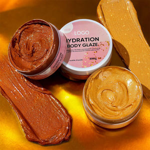 Aceite de escualeno de etiqueta privada, manteca de karité sin grasa, resaltador de perlas brillantes, <span class=keywords><strong>iluminador</strong></span>, esmalte corporal, mantequilla corporal, esmalte corporal - Product Image 1