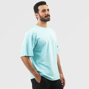 Camiseta de algodón puro de lujo 100% para hombre, básica, sólida, de gran tamaño, de manga corta, básica con logotipo personalizado, espacios en blanco sólidos básicos lisos - Product Image 5