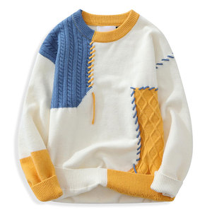 Sudadera de Manga Larga para Hombre, Diseño Personalizado al por Mayor, Cuello Redondo, Patrón Sólido, Ropa Urbana para Invierno, Fabricada para Exteriores - Product Image 1