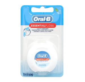 Fil dentaire Oral B Essential Floss, 50 mètres, menthe, fil dentaire ciré, accessoires blanchissants, prix de gros, pas cher, en vente - Product Image 3