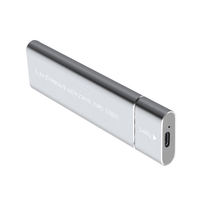 Casing Eksternal Portabel Tipe C M.2 Metal untuk SSD NVME NGFF M2