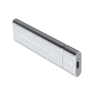 กล่องใส่ SSD M2 NVME NGFF แบบพกพา ภายนอก พร้อมอะแดปเตอร์ Type C กล่องโลหะสำหรับใส่ SSD M.2 แบบ 2 in 1 - Product Image 4