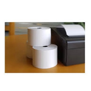 Papier thermique pour fax et reçus de caisse enregistreuse, simple couche, 80x80mm et 57x40mm, 100% pure pâte de bois, pour imprimantes POS/ATM, vente en gros OEM - Product Image 3