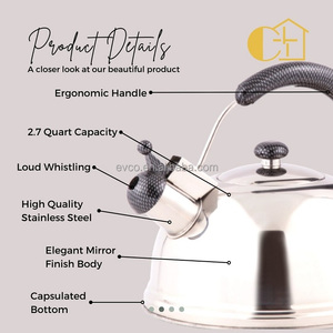 งูเห่า2.7 Qt กาต้มน้ำสแตนเลส - Product Image 5