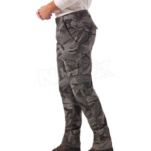 กางเกงคาร์โก้ผู้ชายแฟชั่นกางเกงคาร์โก้ผู้ชายทรงเข้ารูปกางเกงคาร์โก้ผู้ชายสบาย ๆ กางเกงคาร์โก้ลําลอง - Product Image 2