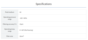 Secador de Aire Comprimido Neumático Hidráulico Industrial de Primera Calidad, Filtro de Elementos de Transmisión PISCO Japón - Product Image 3