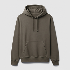 Cusotom 250gsm 100% coton sweats à capuche unis grande taille imprimé bouffant sweats à capuche et sweat-shirts pour hommes - Product Image 4