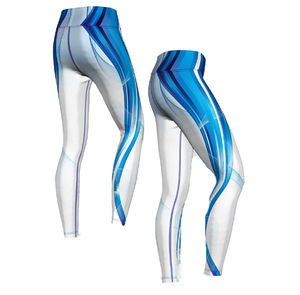 Leggings de sport décontractés à séchage rapide, écologiques, avec logo personnalisé imprimé, vente en gros, haut de yoga pour femmes - Product Image 6