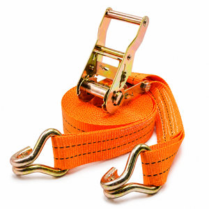 Sangle à cliquet de fixation de conteneurs en polyester 38 mm 2000 kg haute résistance pour le transport de marchandises, logo personnalisé, service OEM - Product Image 5