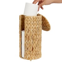 Natürlicher Wasserhyazinthen-Toilettenpapierhalter für 3 Rollen, Umweltfreundliche Natürliche Heimdekoration, Großhandel aus Vietnam