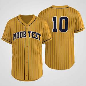 Vente en gros de maillots de baseball sublimation personnalisés de qualité supérieure uniformes de baseball maillots de baseball personnalisés style unique sur mesure - Product Image 5