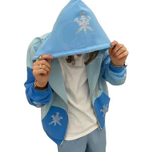 Sweats à capuche en strass pour hommes, vêtements d'hiver sur mesure, sweats à capuche en strass pour hommes, nouveau style de meilleure qualité - Product Image 6