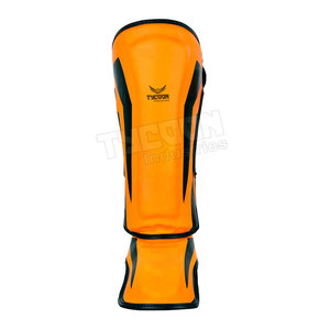 Protège-tibia de meilleure marque privée pour matériel d'entraînement Protège-tibia et cou-de-pied pour adultes avec logo personnalisé - Product Image 3
