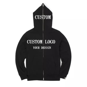 Sudaderas con capucha de gran tamaño para hombre con estampado de logotipo personalizado y diseño gráfico al por mayor - Product Image 2