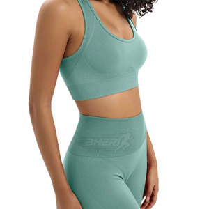 Conjunto Deportivo de Yoga para Mujer, Estilo Moderno, Cintura Elástica, Transpirable, Secado Rápido, Spandex y Algodón, Opciones Personalizables - Product Image 5
