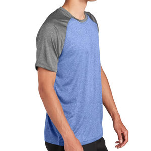 Sport-Tek Hombres 3/4 Mangas raglán Colorblock Jersey Camisetas Manga corta Heather Contender Tee Camisetas - Product Image 1