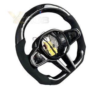 Volante in Fibra di Carbonio per <span class=keywords><strong>BMW</strong></span> Serie <span class=keywords><strong>M</strong></span>, Compatibile con F10 F11 F15 F20 F22 F30 F32 F33 F34 F31 F36 Serie G - Product Image 1