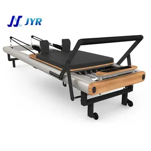 Pilates Reformer Máquina de diseño clásico Profesional Yoga Reformer Pilates Fitness Reformer Cama de aleación de aluminio