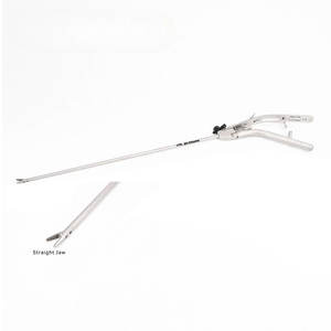 Portaagujas Tipo Pistola para Laparoscopia Médica, Instrumento de Acero Inoxidable de Grado Médico de 5330 mm, Recto y Manual - Product Image 1